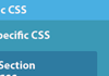 Documentation diagram of the CSS hiearchy.